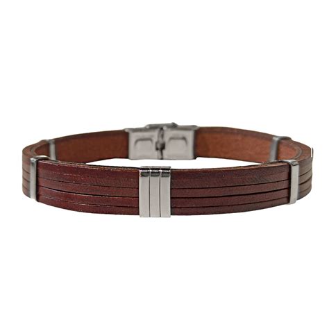 bracciali roma cuoio|bracciali uomo 96.